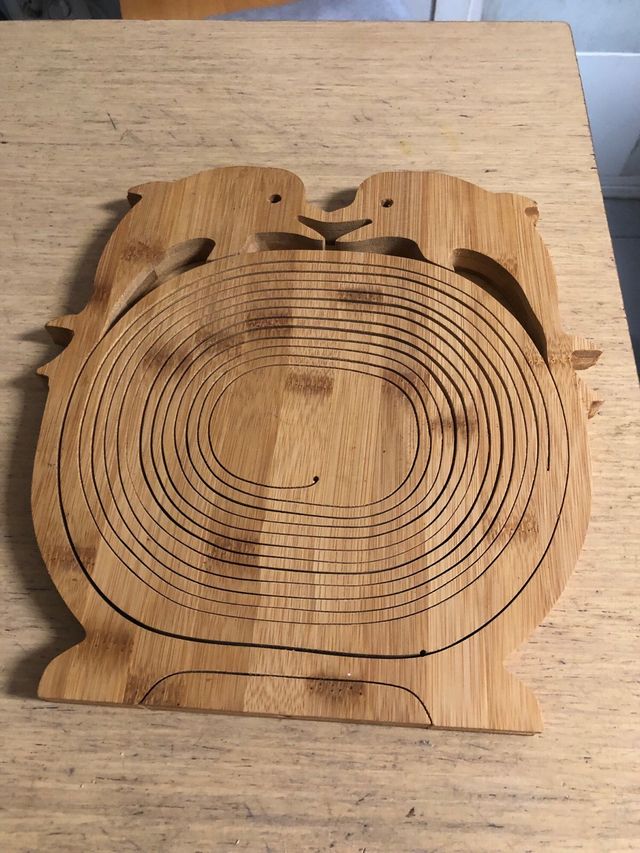 Frutero Plegable Madera Delfines