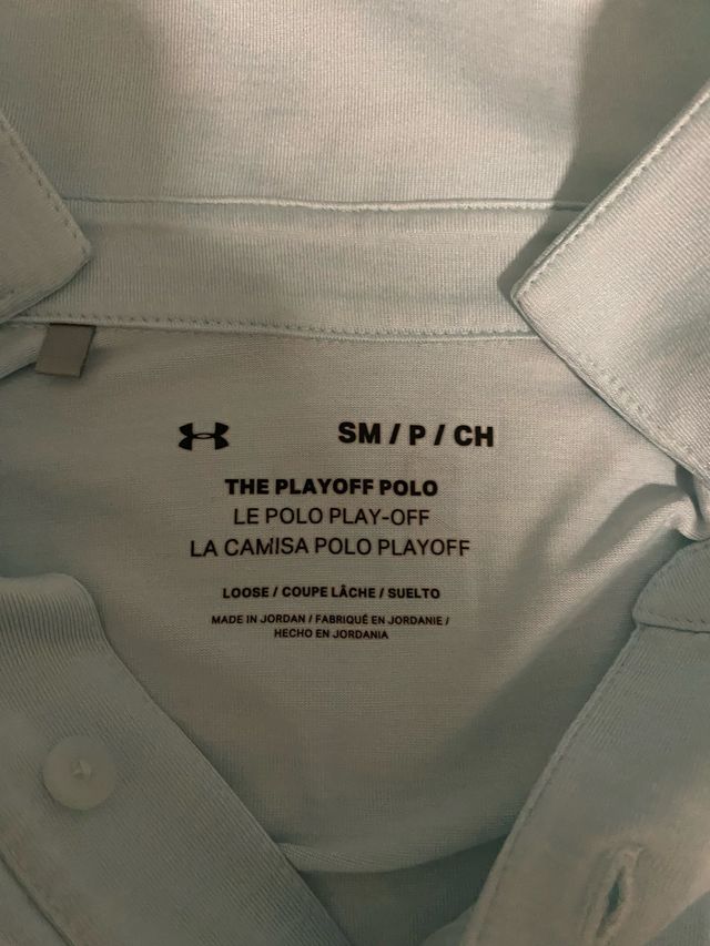 Polo Under Armour Golf Azul Talla S