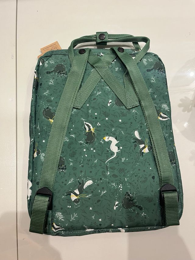 Mochila Fjallraven Kanken Verde Multicolor