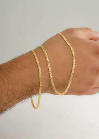 Cadena Oro Laminado 18k