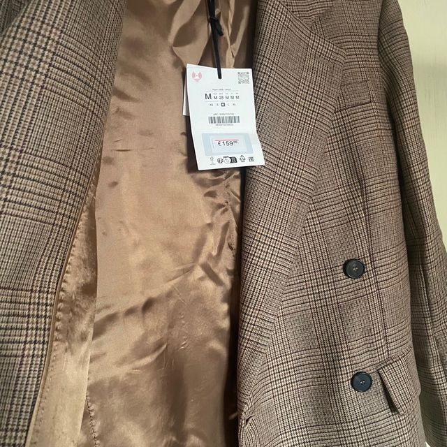 Chaqueta de vestir Zara cuadros M