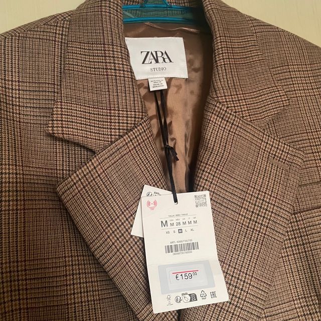 Chaqueta de vestir Zara cuadros M