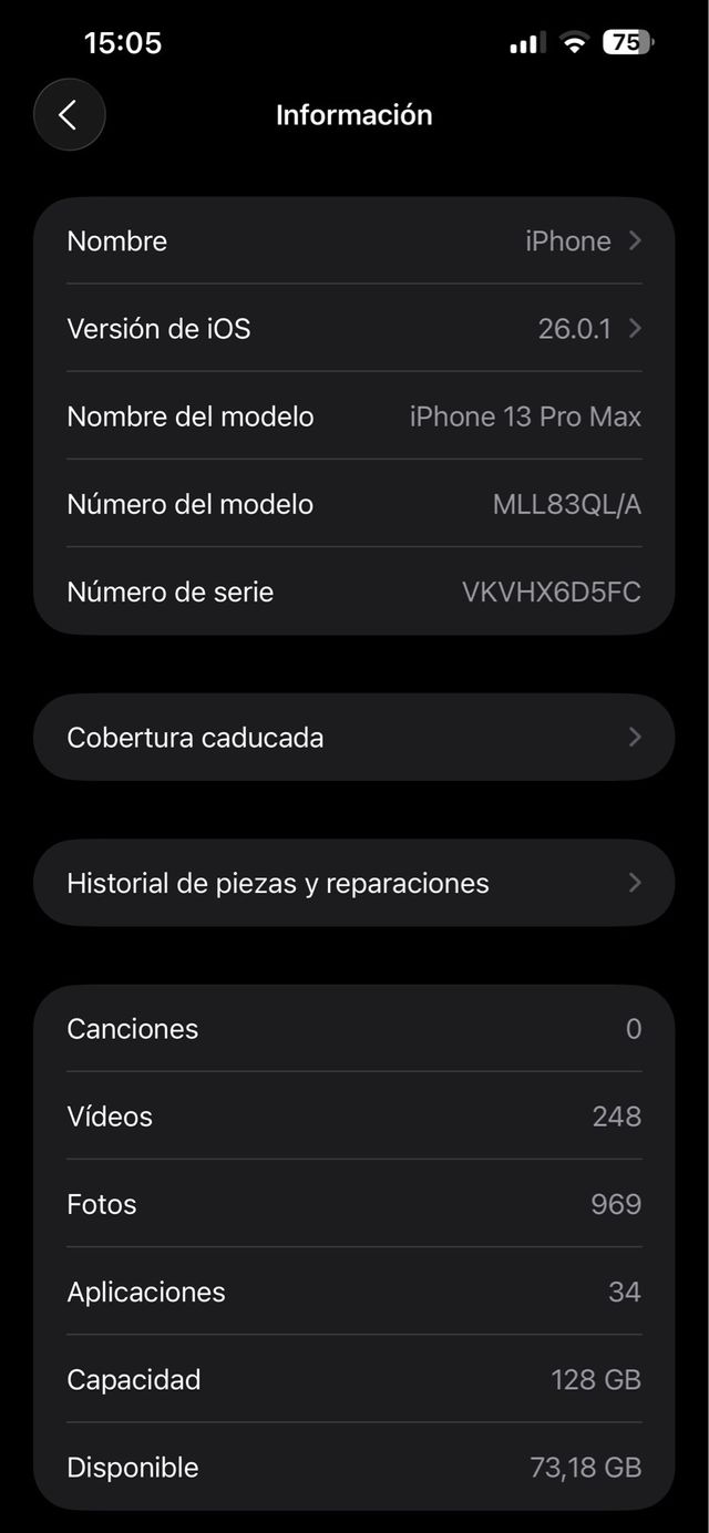 iPhone 13 Pro Max Dorado 128 GB