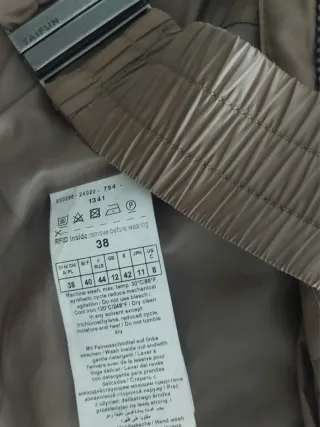 Abrigo acolchado t.38 mujer