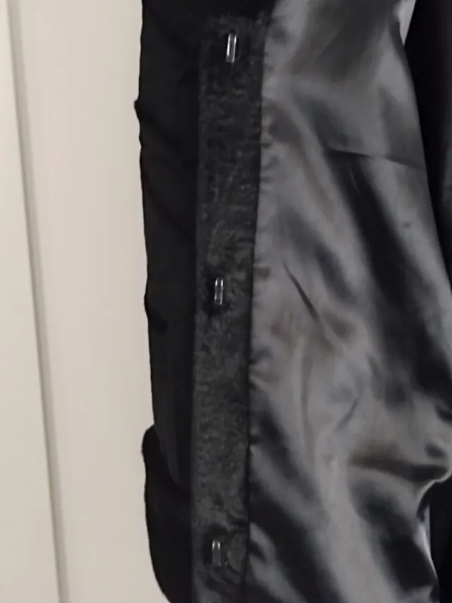 Abrigo negro elegante