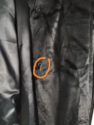 Abrigo negro elegante