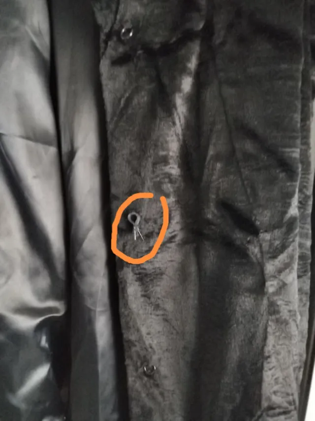 Abrigo negro elegante