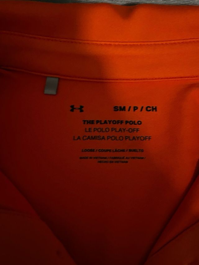 Polo Under Armour Golf Rojo Talla S