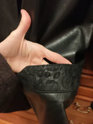 Chaquetón de cuero señora talla L