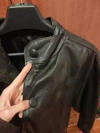 Chaquetón de cuero señora talla L