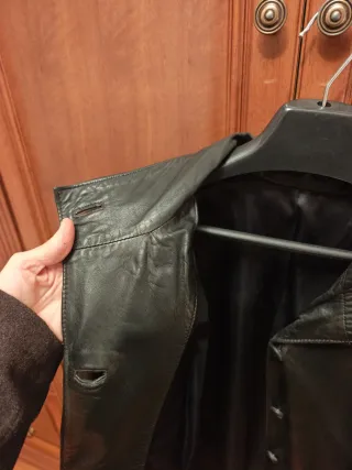 Chaquetón de cuero señora talla L