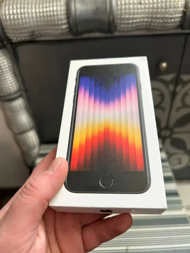 Caja vacía para iPhone SE Midnight 128 Gb