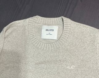 Jersey Hollister Beige Talla XS