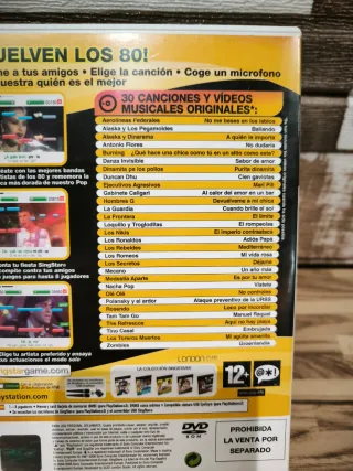 SingStar La edad de oro del pop PS2
