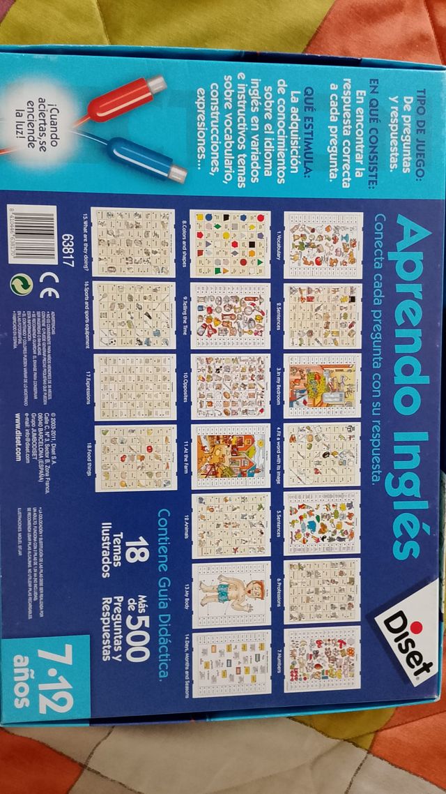 Lectron Aprendo Inglés Diset Juego Educativo