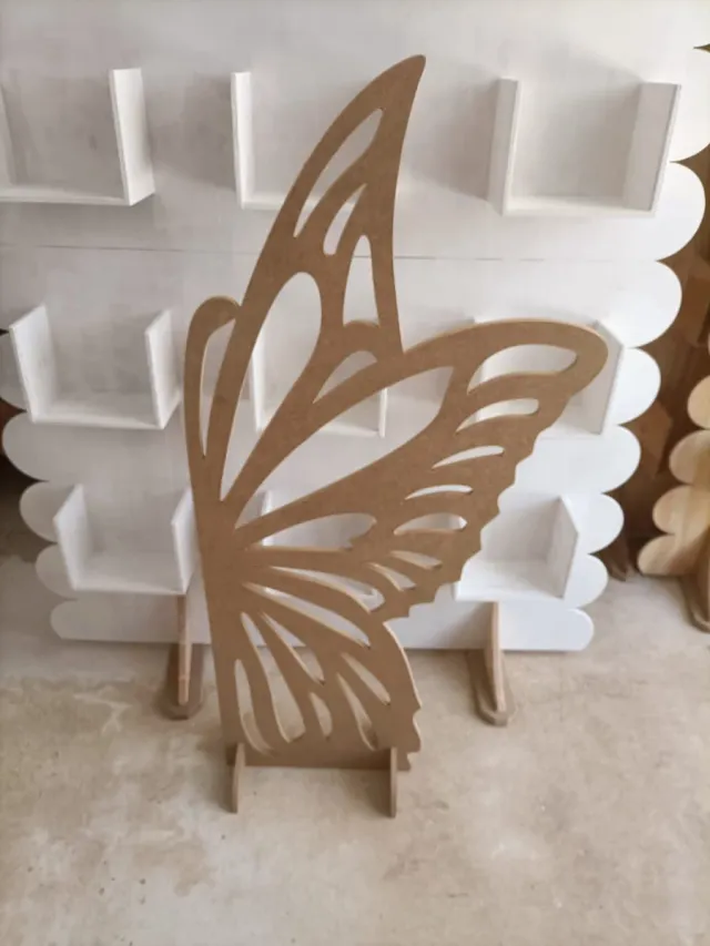 Decoración Mariposa Madera