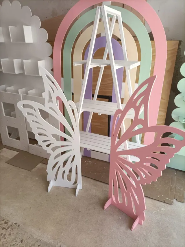 Decoración Mariposa Madera
