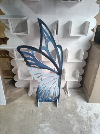 Decoración Mariposa Madera
