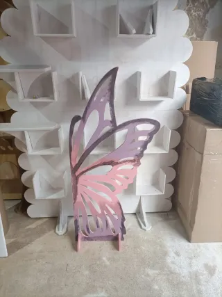 Decoración Mariposa Madera