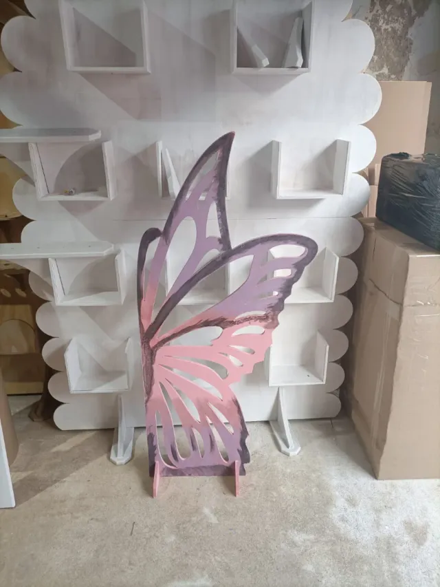 Decoración Mariposa Madera
