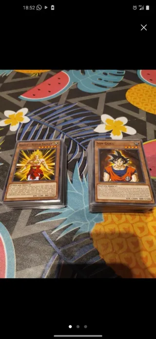 Lote Cartas Yu-Gi-Oh! y Dragon Ball