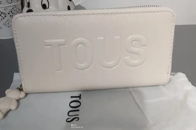 Cartera Tous Beige con Oso