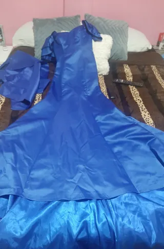 Vestido de fiesta azul