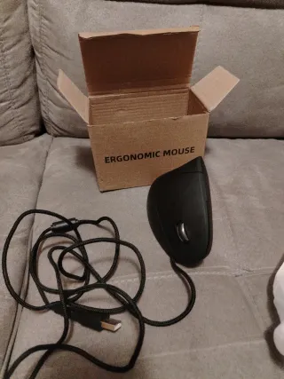 Mouse Vertical Ergonomico Nero