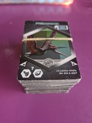 Jurassic World cartas coleccionables DÍA