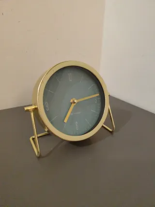 Orologio da tavolo dorato