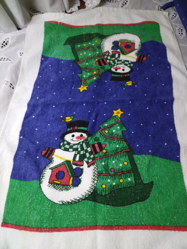 Set Cucina Natale Pupazzo di Neve