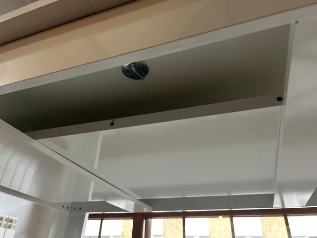 Mesa comedor extensible blanca