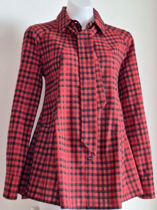 Camisa Highly Preppy de Cuadros con Lazada