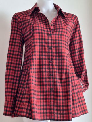 Camisa Highly Preppy de Cuadros con Lazada