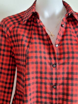 Camisa Highly Preppy de Cuadros con Lazada
