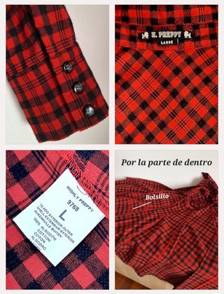 Camisa Highly Preppy de Cuadros con Lazada