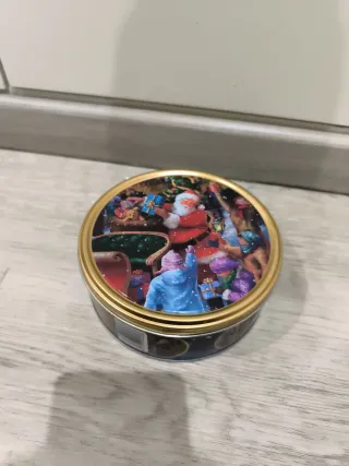 Cajas Navideñas Metálicas Decoradas