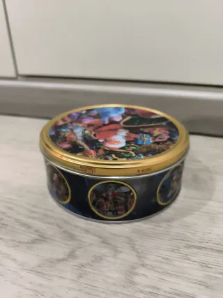 Cajas Navideñas Metálicas Decoradas