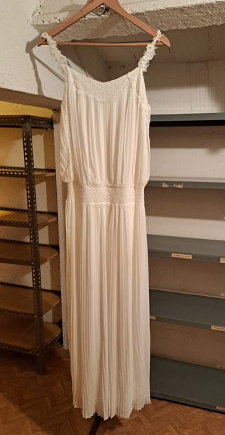 Vestido de novia blanco talla 44