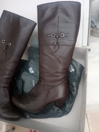 Botas de piel mujer talla 37