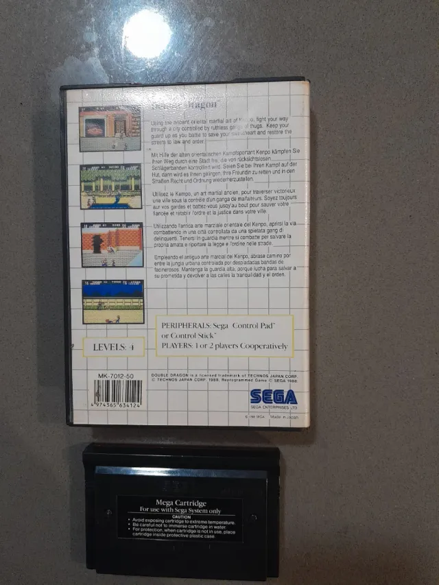 Double Dragon Sega Master System