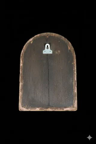 Pintura Cuzqueña Virgen con Flores