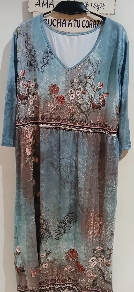 Vestido Turquesa Talla XL