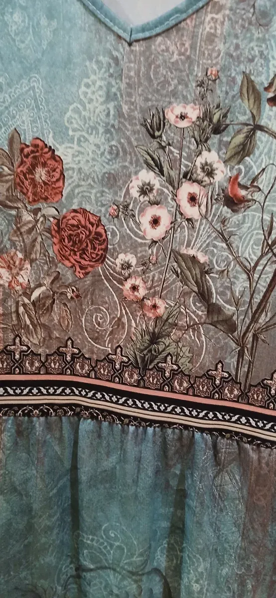 Vestido Turquesa Talla XL