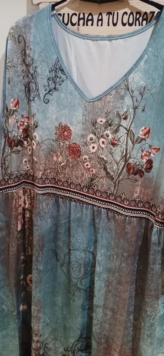 Vestido Turquesa Talla XL