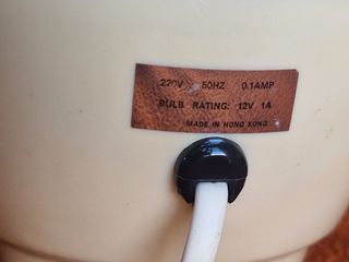 Lampada orologio Timco anni 60 mod ex 60