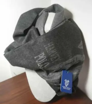 SCIARPA UOMO GRIGIA POLO CLUB CARTELLINO E SCATOLA