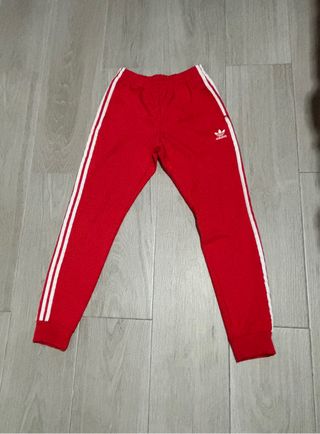 Pantalones Adidas Chándal Rojos
