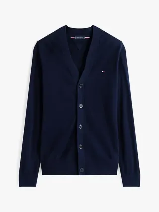 Cárdigan Tommy Hilfiger azul original, importada