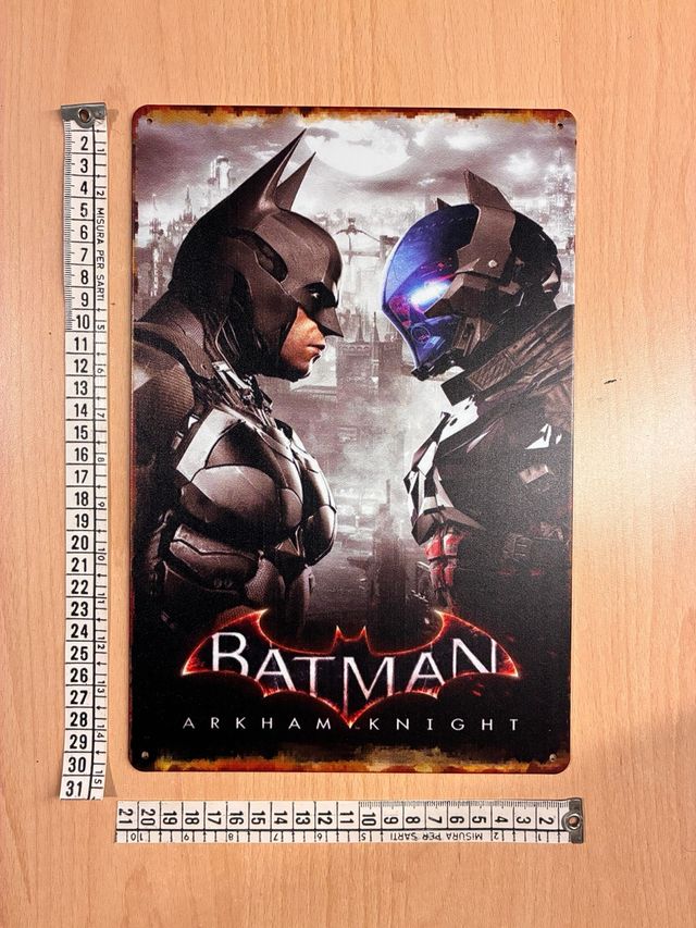 Batman Arkham Knight 2015 poster alluminio